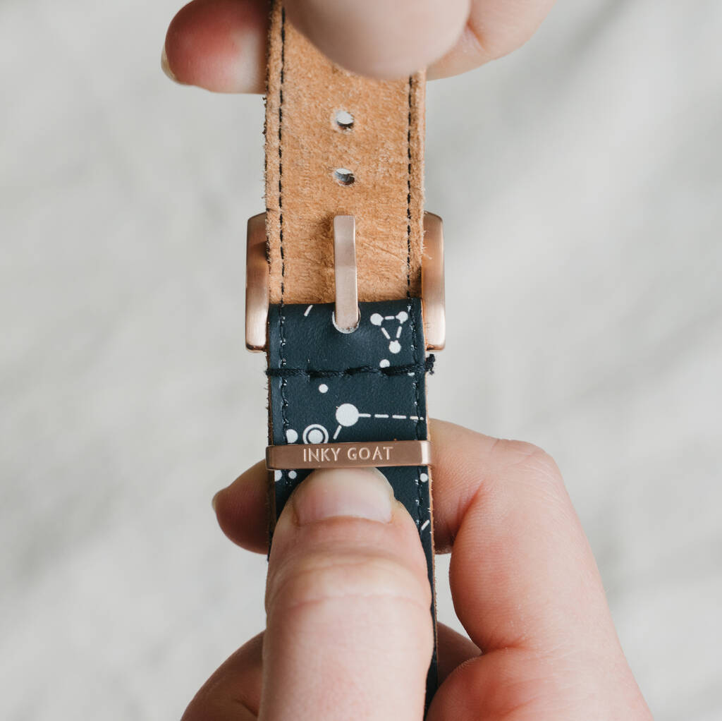 runway leather smartwatch strap