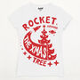 Rocket Around The Christmas Tree Women's T Shirt, thumbnail 6 of 7
