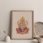 Ganesha Art Print Hindu Wall Decor, thumbnail 3 of 3