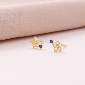 Message Bottle 'Shine Bright' Star Flower Earrings, 5 of 7