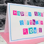 Personalised Womens 50th Birthday Card, thumbnail 2 of 3