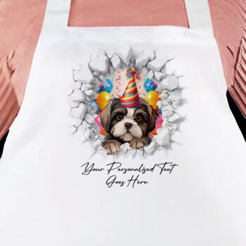 Personalised Shih Tzu Birthday Break Through, 4 of 8