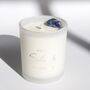 December Birthstone Sodalite Crystal Candle, thumbnail 1 of 5
