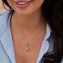Croissant Charm Necklace, Sterling Silver Or 18ct Gold Plated, thumbnail 2 of 12