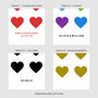 Personalised Love Hearts Print, thumbnail 6 of 7