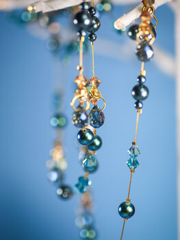 Christmas Garland, Pearls And Crystals, 2 of 11