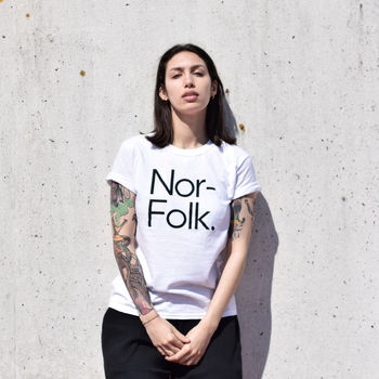 'Norfolk' Adult T Shirt, 5 of 7
