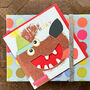Laser Cut Scruffy Dog Birthday Card, thumbnail 1 of 4