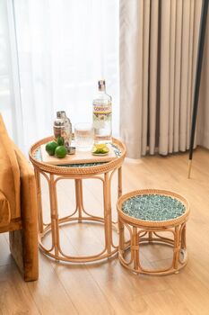 Boho Carbis Rattan Eco Friendly Table Set, 6 of 10