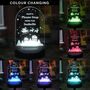 Personalised Christmas Solar Garden Light – Add Your Own Christmas Message, thumbnail 2 of 11