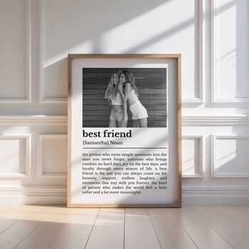 Personalised Best Friend Definition Print, 2 of 6