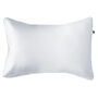 Silk Pillowcase White 100% Pure Soft Mulberry Silk Floral Luxury Hair Care Standard Double 50x75cm, thumbnail 3 of 5