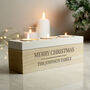 Personalised Wooden Tealight Holder Box, thumbnail 7 of 8