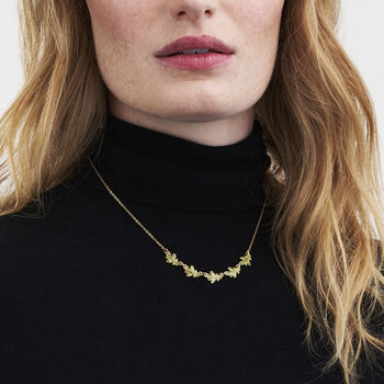 Oak Leaf Gold Choker, 2 of 7
