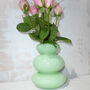 Orchid Green Glass Flower Vase, thumbnail 1 of 5