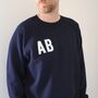 Men's Coach Style Personalised Sweatshirt, thumbnail 1 of 8