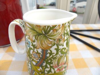 Cream Jug In Golden Lily Design, 7 of 7