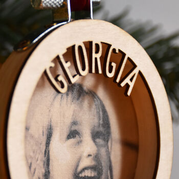 Personalised Wooden Children's Tree Decoration, 3 of 6