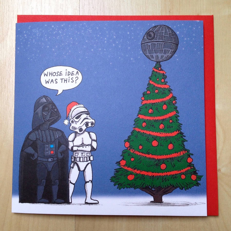 Star wars christmas cards by cardinky  notonthehighstreet.com