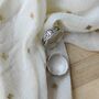 Adjustable Silver Midi Band Dainty Zehen Toe Ring Set, thumbnail 1 of 5