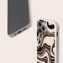 Black Liquid Marble Biodegradable Phone Case, thumbnail 4 of 8