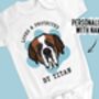 Saint Bernard Baby Onesie, thumbnail 2 of 6