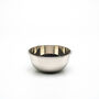 Solid Copper Snack Bowl, Silver Colored Copper, thumbnail 6 of 6