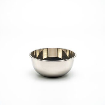 Solid Copper Snack Bowl, Silver Colored Copper, 6 of 6