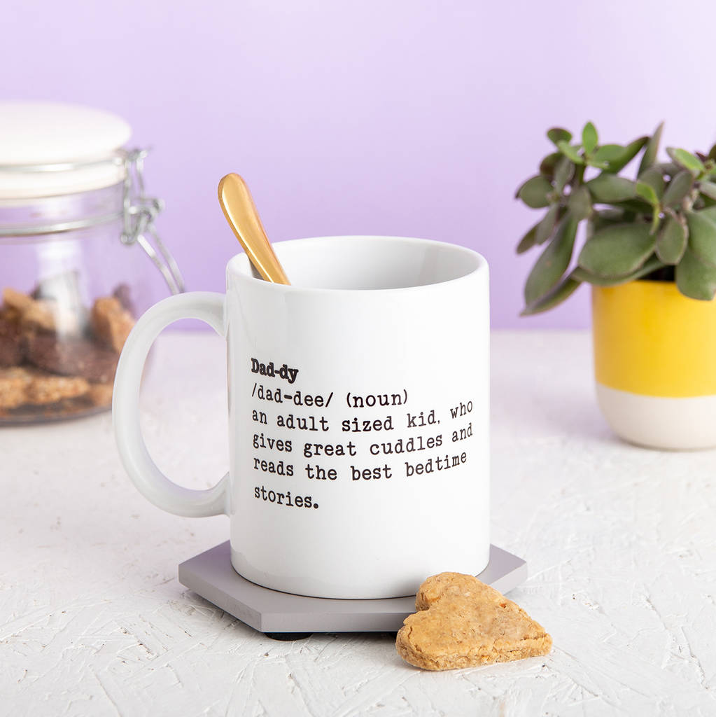 Personalised Mummy And Daddy Definition Mug Gift Set By Strive