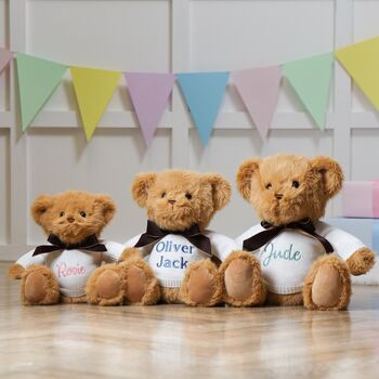 Personalised Keel Sherwood Small Teddy Bear Soft Toy, 8 of 11