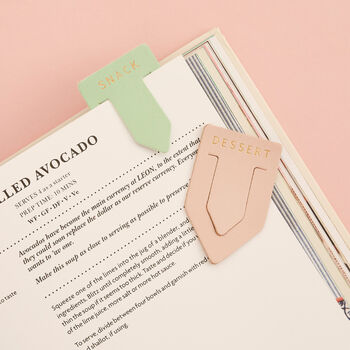 Personalised Leather Recipe Bookmark, 2 of 4