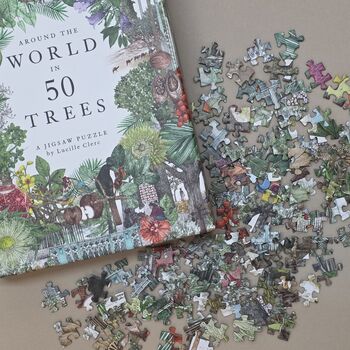 Around The World In 50 Trees 1000 Piece Jigsaw Puzzle, 2 of 4