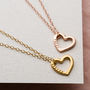 Personalised Medium Message Heart Necklace, thumbnail 3 of 9