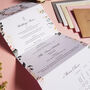 Blush Wild Floral Wedding Invitations, thumbnail 5 of 9
