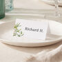 Olive Wedding Place Cards, thumbnail 1 of 2