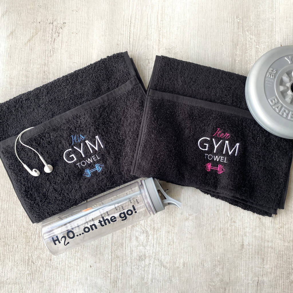 His And Her Gym Towels, 1 of 4