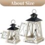 Small And Large Candle Holder Decorative Lantern, thumbnail 8 of 9