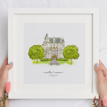 Wedding Gift Venue Sketch, 3 of 12