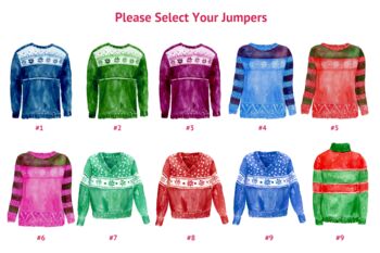 Personalised Christmas Jumper Family Print | Gift For Mum, 3 of 5