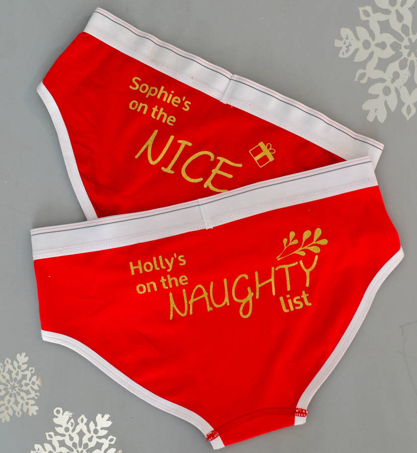 Cute Christmas Underwear 
