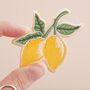 Lemons Embroidered Patch, thumbnail 1 of 5