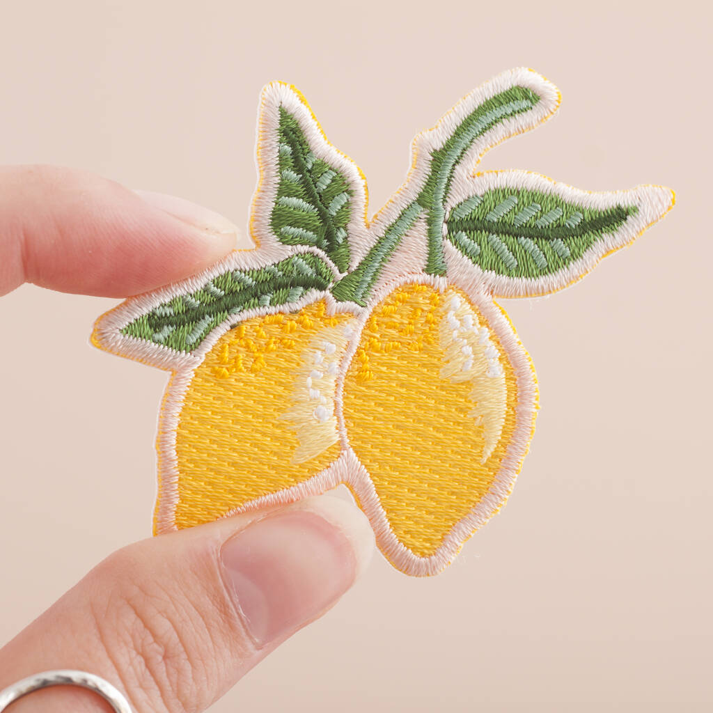 Lemons Embroidered Patch, 1 of 5