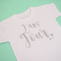 'Stars And Number' Personalised Kids T Shirt, thumbnail 2 of 2