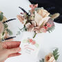 Floral Pocket Square Wedding Flowers, thumbnail 4 of 12
