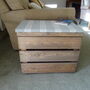 Vintage Style Midi Crate Seat With One Inch Cushion, thumbnail 3 of 8