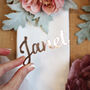 Rose Gold Acrylic Name Place Table Settings, thumbnail 6 of 12