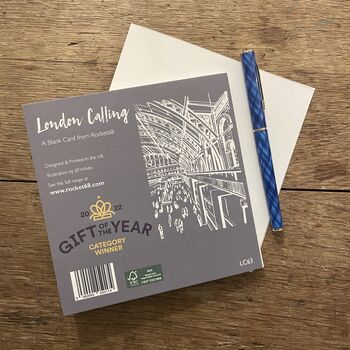 London Modern Skyline Architecural Card, 3 of 3