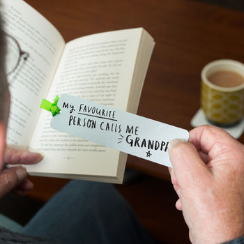 'My Favourite People Call Me Grandad' Bookmark, 2 of 11