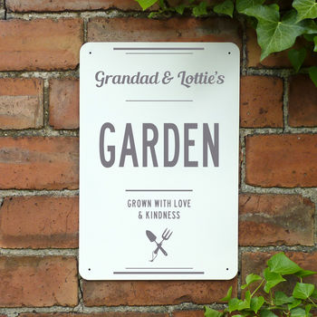Personalised Metal Garden Shed Sign, 11 of 12