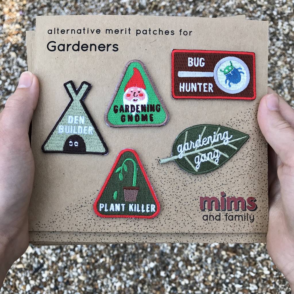 Embroidered Merit Patch Set For Gardeners, 1 of 5